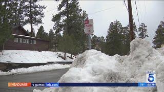 Storm brings snowfall to SoCal mountain communities