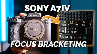 SONY a7IV BRAND NEW Feature - In Camera Focus Bracketing