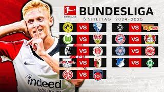 Matchday 5 - BUNDESLIGA KICKTIPP 2024/2025