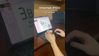 I Tried This Rubik's Cube Scramble 100 TIMES And This Happened...