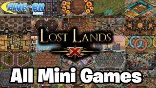 Lost Lands 10 - ALL MINI-GAMES WALKTHROUGH [Five-BN] Gameplay Solutions