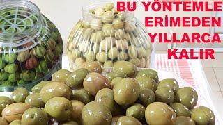 ARADIĞINIZ TARİF ‼️ TÜM PÜF NOKTALARIYLA ASLA ERİMEYEN YEŞİL ÇİZME ZEYTİN YAPIMI