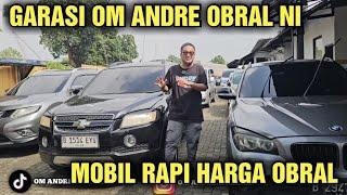 OBRAL SUPER MURAH NI HARGA MOBIL BEKAS DI SHOWROOM GARASI OM ANDRE RAME BANYAK PILIHAN