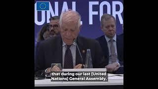 HR/VP Josep Borrell | Press Conference at the 9th UfM Regional Forum | 28/10/2023