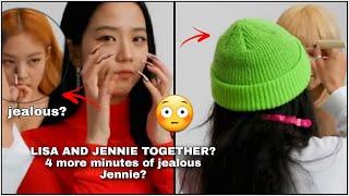 LISA AND JENNIE TOGETHER? 4 more minutes of jealous Jennie?  #Jenlisa