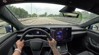 2024 TESLA MODEL S LONG RANGE DRIVING POV