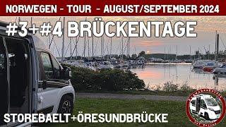 Brückentage - Storebaeltbrücke - Öresundbrücke - schöne Wohnmobil Stellplätze auf der Norwegentour