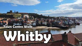 Whitby, North Yorkshire【4K】| Town Centre Walk 2021