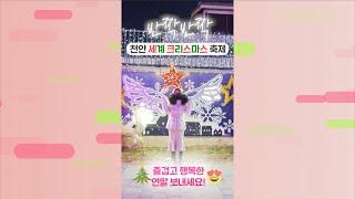 메리크리스마스️ 따뜻한 연말 보내세요#천안 #크리스마스 #천안세계크리스마스축제 #shorts