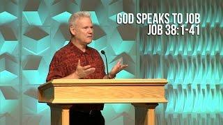 Job 38:1-41, God Speaks To Job