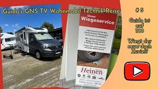 Guido's GNS TV Wohnmobil Technik Reise - Ist er doch zu schwer? Guido auf 100  