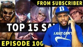 Ask VeLL Reacts To Mobile Legends Top 15 Savage Moments Episode 100