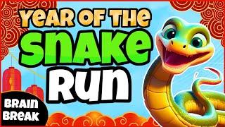  Snake Run  | Chinese New Year | Fitness Brain Break | Exercise | GoNoodle Inspired