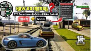 HOW TO INSTALL MODS| GTA SA Definitive Edition Android