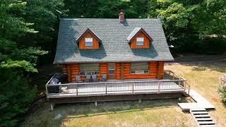 CUSTOM WATERFRONT LOG HOME - 1776 Fairbank Road East, Whitefish