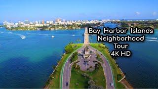 Bay Harbor Islands in 4K | Miami | Florida | Neighborhood Tour