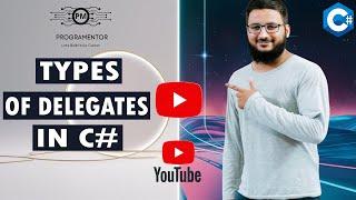 Types of Delegates In C# | Multi Cast | Single Cast | Multiple | Delegates In C# | C# (Hindi/Urdu)