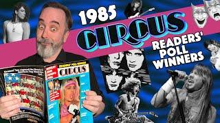 Circus Magazine Readers’ Poll Winners For 1985 | Best Metal and Rock of the Year