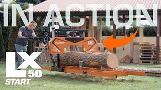 LX50START Portable Sawmill in Action | Wood-Mizer