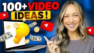 100+ BEST YouTube Video Ideas to Explode Your Channel in 2024!