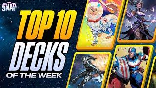 TOP 10 BEST DECKS IN MARVEL SNAP | Weekly Marvel Snap Meta Report #104