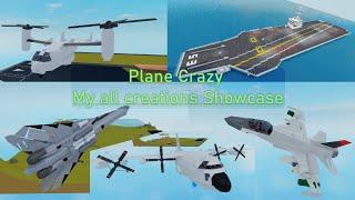 Plane Crazy | My all creations Showcase Part 2!!【Roblox】