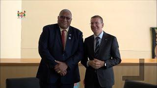 Fiji's President held a bilateral meeting with Latvia's President at the 79th UNGA meeting