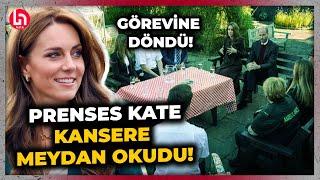 Prenses Kate Middleton, kanseri yendi! Kemoterapiden sonra ilk kez böyle görüntülendi!