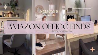 AMAZON OFFICE ESSENTIALS | HOME OFFICE FINDS| HOME OFFICE MUST HAVES | TIKTOK COMPILATION & LINKS