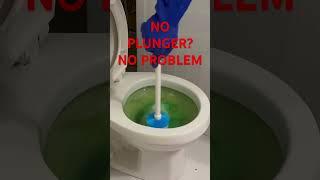 How to unclog a toilet without a plunger