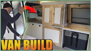 Camper Van Interior Build in 10 mins