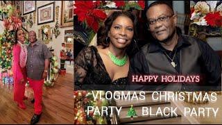 2023 Vlogmas  Christmas Party/Black Party Holiday