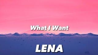 Lena - What I Want (Lyrics)