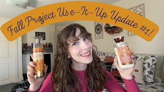 FALL 2024 PROJECT USE-IT-UP UPDATE #1 | I’ve already FINISHED 4 products!