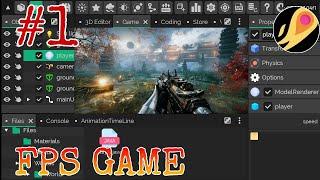 FPS Game in IT's Magic Game Engine || Creating Player And His Movements || It's Magic Game Engine.