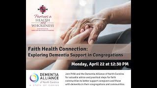 Exploring Dementia Support in Congregations