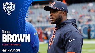 Thomas Brown on assuming coordinator responsibilities | Chicago Bears