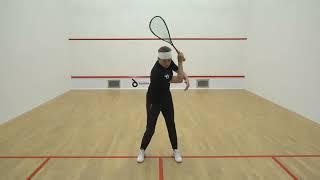 Beginner Swing Technique with with Pro Squash coach Liz Irving