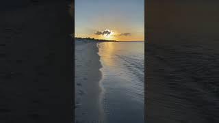 The beauty of sunset on Lewes Beach, Delaware