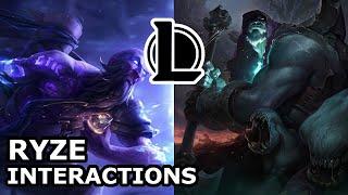 Ryze Interactions with Other Champions | YORICK IS AGAINST RYZE'S MISSION | League of Legends Quotes