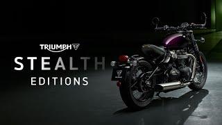 Introducing the ALL-NEW Triumph Bobber Purple Stealth Edition