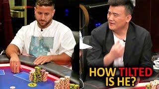 4-High OVERBET Bluff Makes Him Look Like A Joke @HustlerCasinoLive