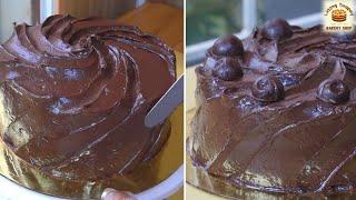 CHOCOLATE MOIST CAKE WITH CHOCOLATE CUSTARD FROSTING RECIPE