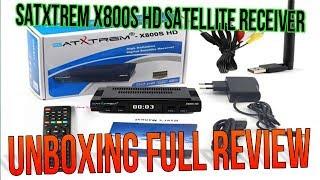 SATELLITE RECEIVE SATXTREM X800S HD UNBOXING FULL REVIEW