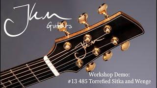 JKM Guitars - Workshop Demo #13 Torrefied Sitka Spruce and Wenge