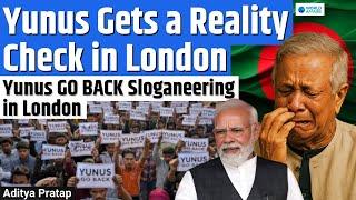 Yunus HUMILIATED in London: Massive ‘Go Back Yunus’ Protest Erupts | Viral Protest | World Affairs
