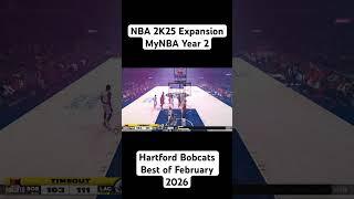 NBA 2K25 Expansion My NBA Hartford Bobcats Highlights February 2026