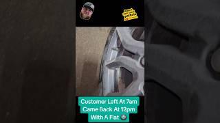 #customerstates #flattire #montrealroads #potholes #mechanic