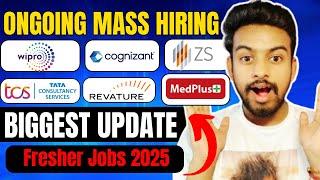 Cognizant, TCS, Wipro, Revature All Mass Hiring 2025, 2024 | Biggest Fresher Hiring Drive Jobs
