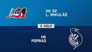 2. kolo: HK 32 Liptovský Mikuláš – HK Poprad 3:4 (HIGHLIGHTY)